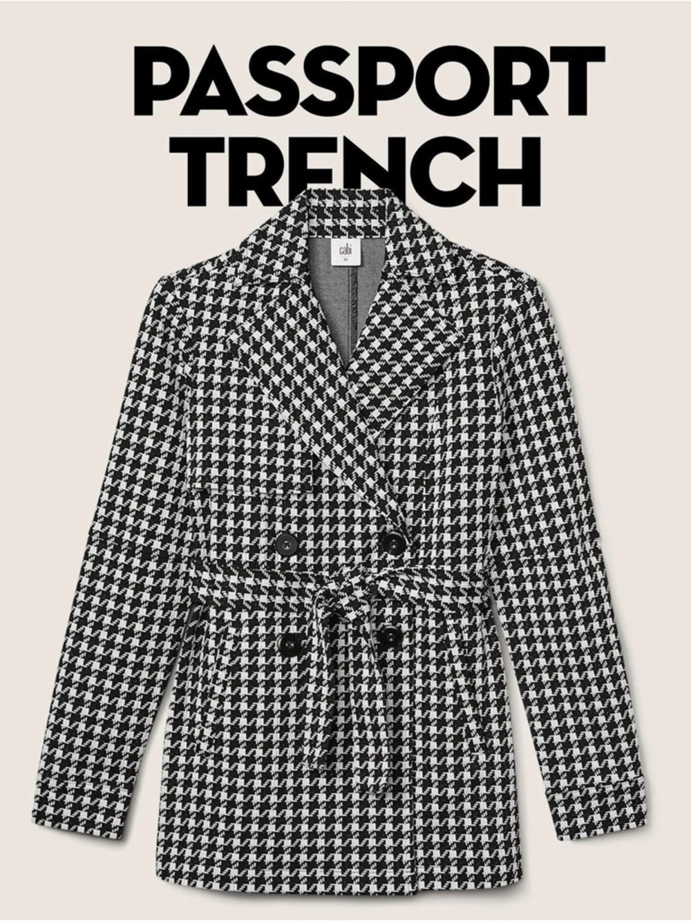 Cabi Passport Trench - NWOT - size Small